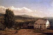 Frederic Edwin Church View in Pittsford, Vt. Sweden oil painting artist